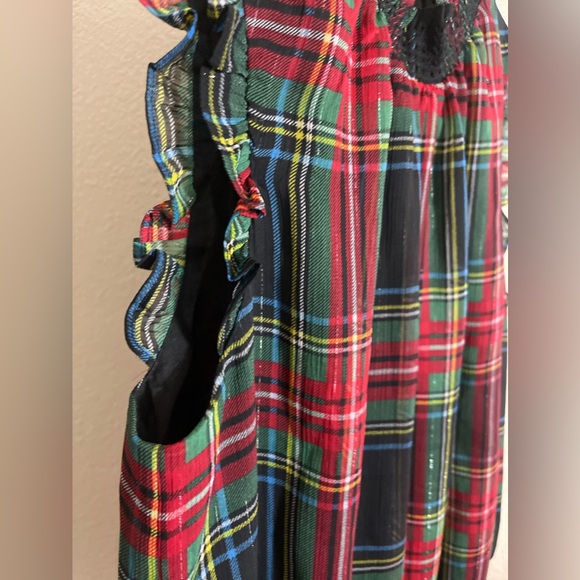 J Crew tartan plaid Sleeveless Mockneck Top size 6 T - Picture 4 of 11